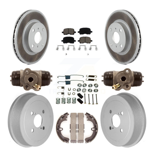 Coated Disc Rotors and Ceramic Brake Pads Kit-KGC-102070 - Kit.bestparts.ca