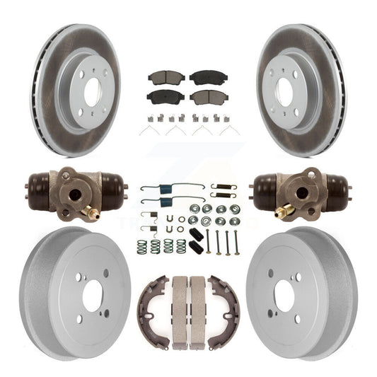 Coated Disc Rotors and Ceramic Brake Pads Kit-KGC-102071 - Kit.bestparts.ca
