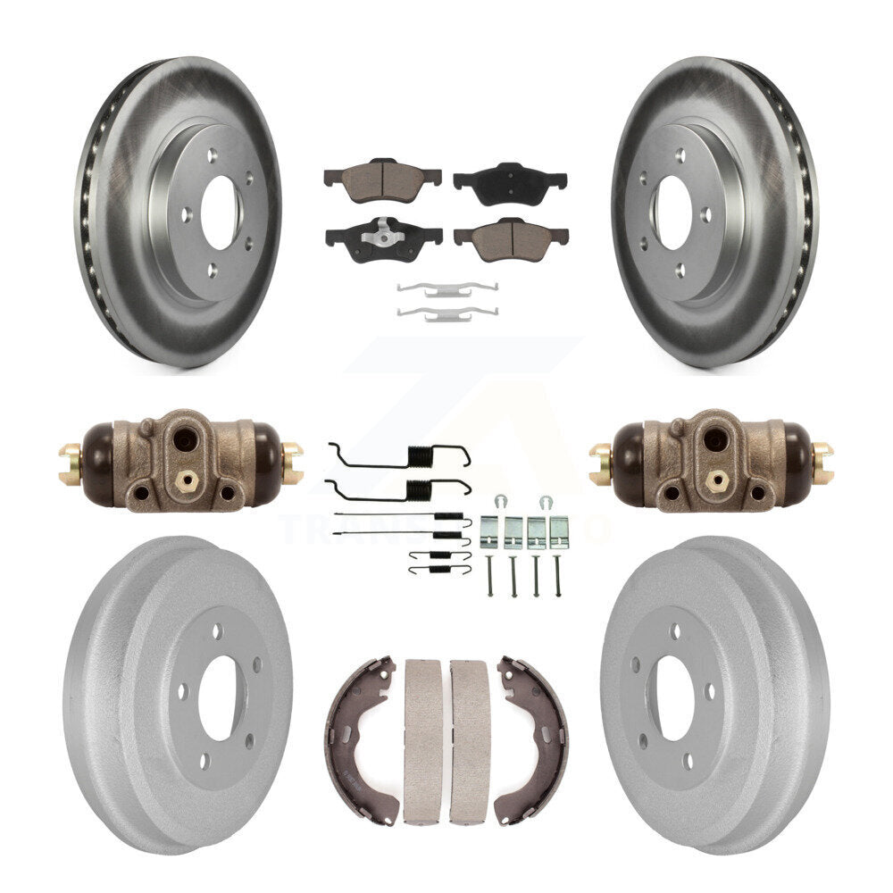 Coated Disc Rotors and Ceramic Brake Pads Kit-KGC-102072 - Kit.bestparts.ca Kit.bestparts.ca