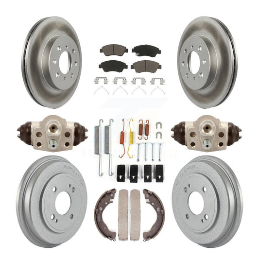 Coated Disc Rotors and Ceramic Brake Pads Kit-KGC-102076 - Kit.bestparts.ca