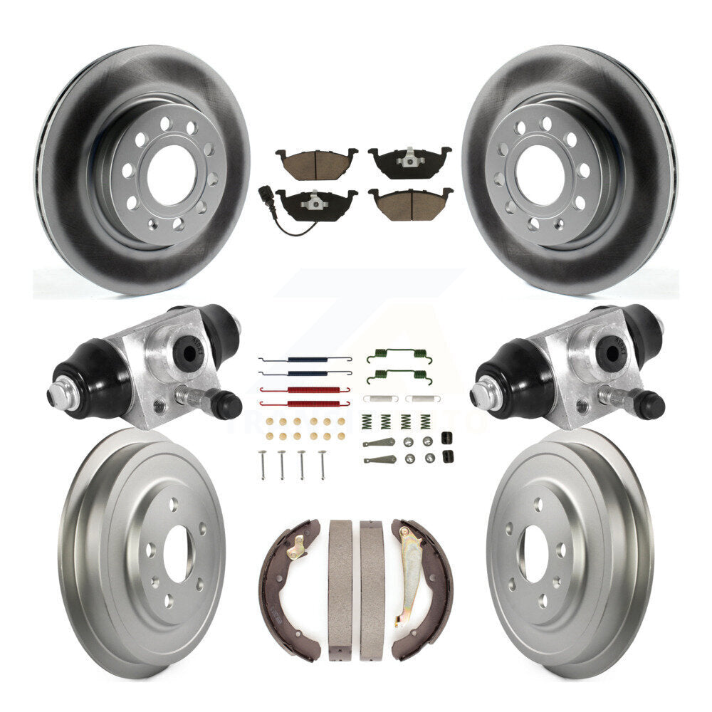 Coated Disc Rotors and Ceramic Brake Pads Kit-KGC-102077 - Kit.bestparts.ca