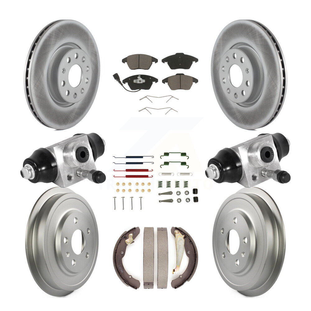 Coated Disc Rotors and Ceramic Brake Pads Kit-KGC-102078 - Kit.bestparts.ca