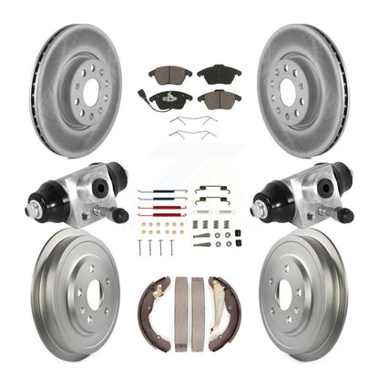 Coated Disc Rotors and Ceramic Brake Pads Kit-KGC-102078 - Kit.bestparts.ca