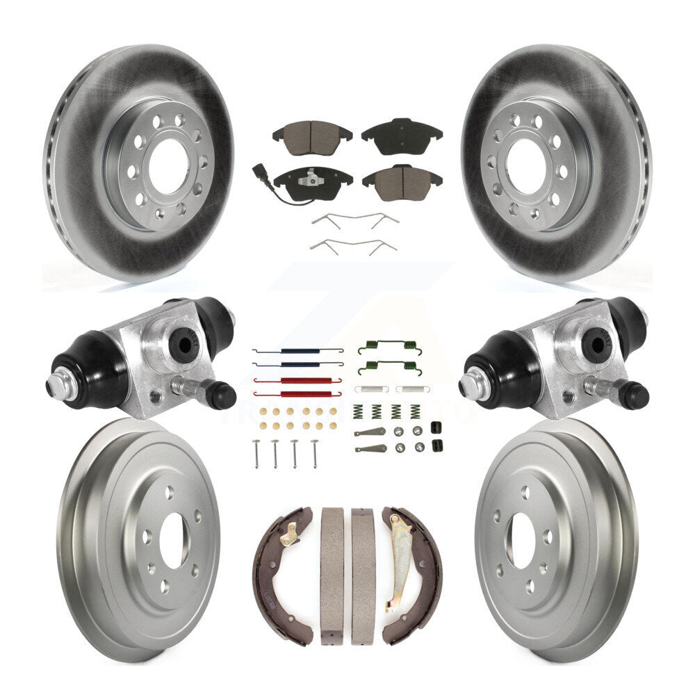 Coated Disc Rotors and Ceramic Brake Pads Kit-KGC-102079 - Kit.bestparts.ca