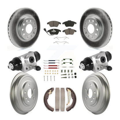 Coated Disc Rotors and Ceramic Brake Pads Kit-KGC-102079 - Kit.bestparts.ca