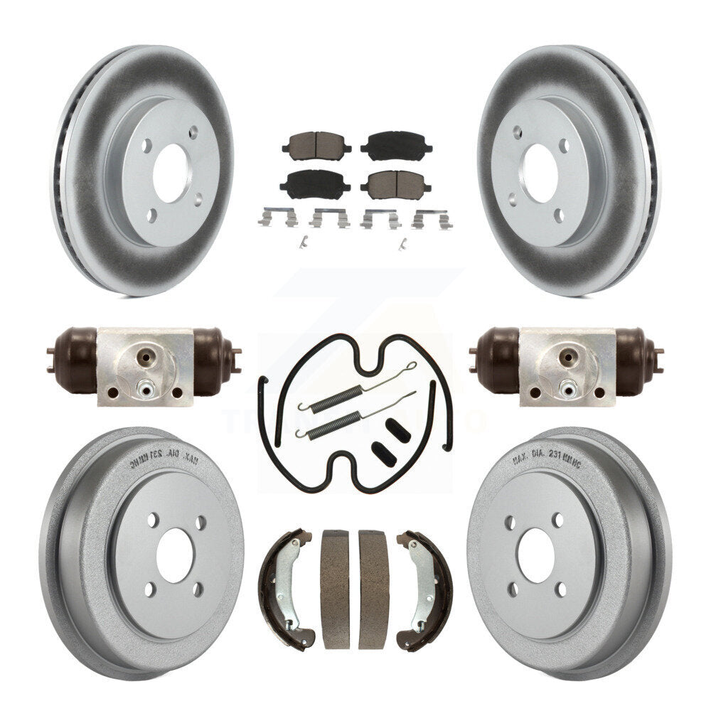 Coated Disc Rotors and Ceramic Brake Pads Kit-KGC-102083 - Kit.bestparts.ca Kit.bestparts.ca