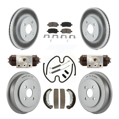 Coated Disc Rotors and Ceramic Brake Pads Kit-KGC-102083 - Kit.bestparts.ca