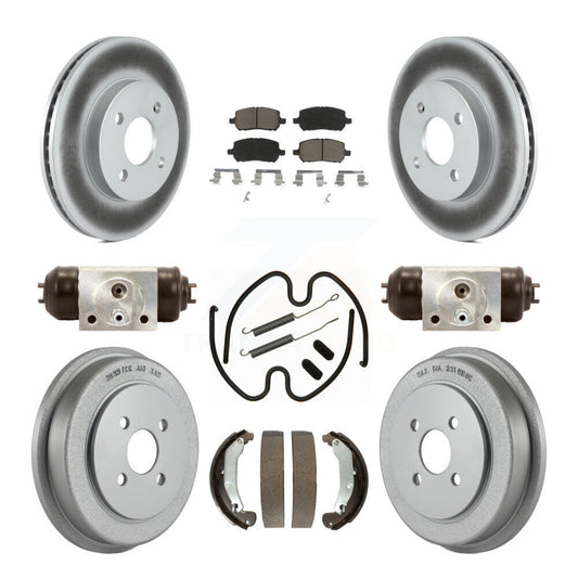 Coated Disc Rotors and Ceramic Brake Pads Kit-KGC-102083 - Kit.bestparts.ca