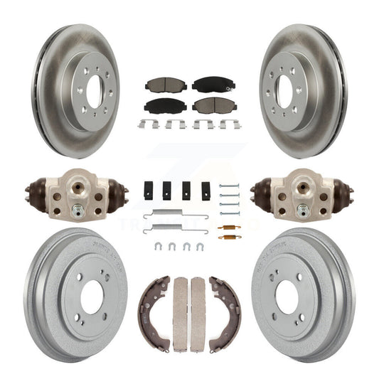 Coated Disc Rotors and Ceramic Brake Pads Kit-KGC-102088 - Kit.bestparts.ca