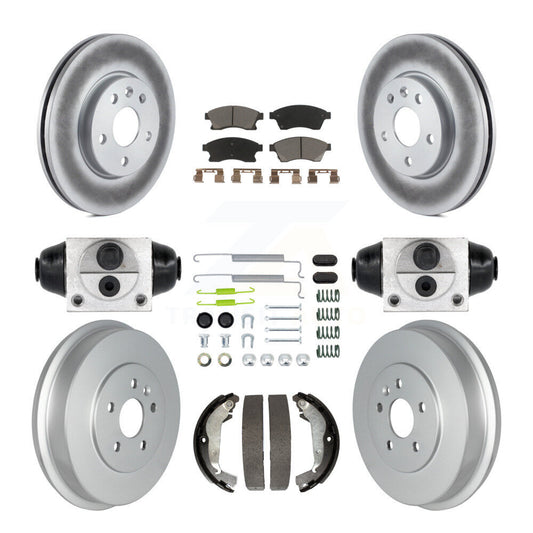 Coated Disc Rotors and Ceramic Brake Pads Kit-KGC-102089 - Kit.bestparts.ca