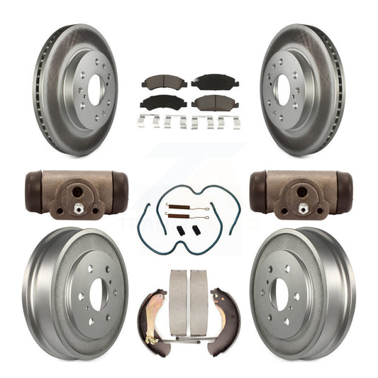 Coated Disc Rotors and Ceramic Brake Pads Kit-KGC-102090 - Kit.bestparts.ca