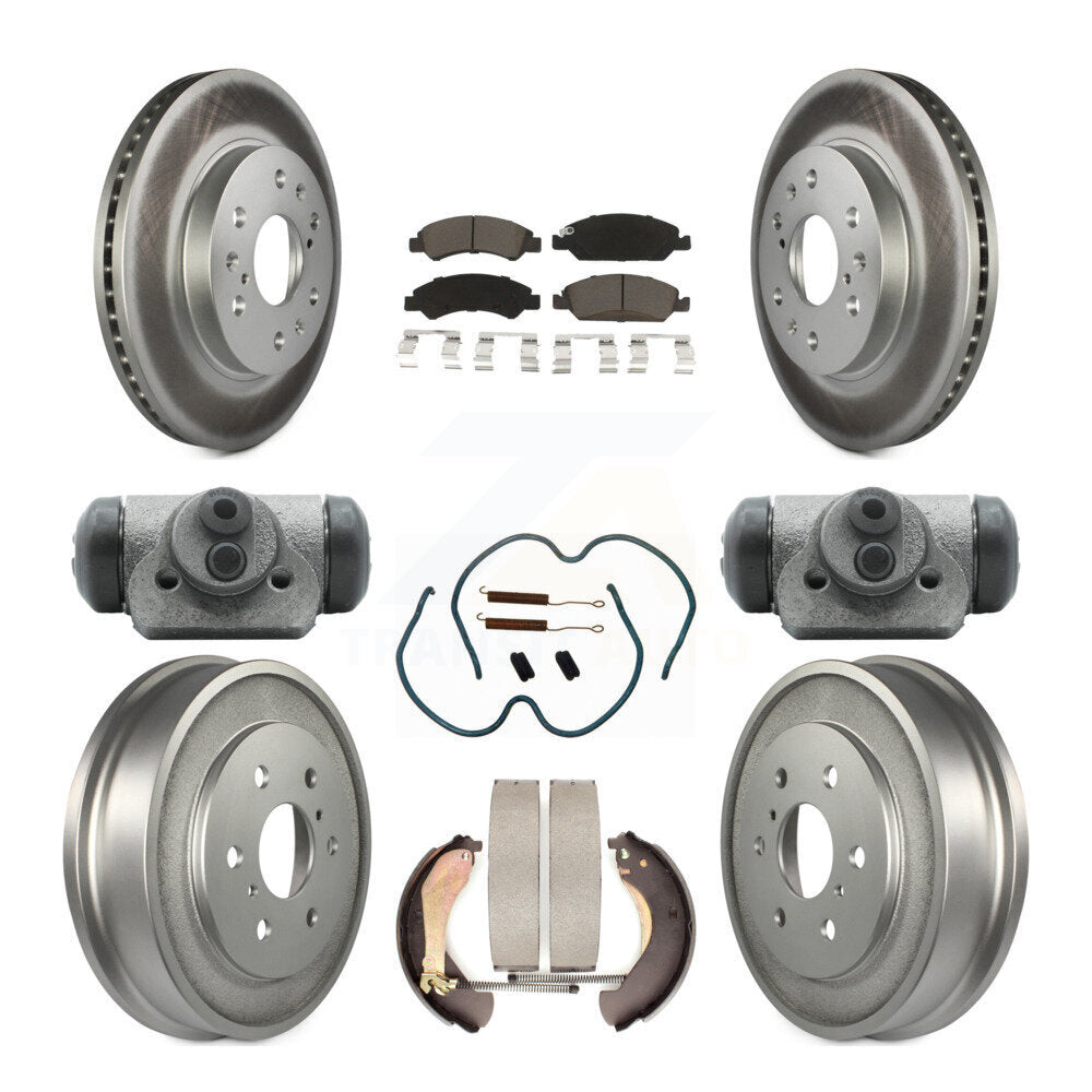 Coated Disc Rotors and Ceramic Brake Pads Kit-KGC-102091 - Kit.bestparts.ca Kit.bestparts.ca