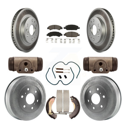 Coated Disc Rotors and Ceramic Brake Pads Kit-KGC-102092 - Kit.bestparts.ca
