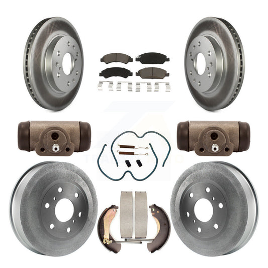 Coated Disc Rotors and Ceramic Brake Pads Kit-KGC-102092 - Kit.bestparts.ca