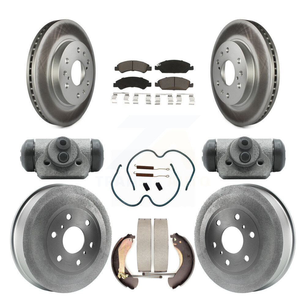 Coated Disc Rotors and Ceramic Brake Pads Kit-KGC-102093 - Kit.bestparts.ca Kit.bestparts.ca