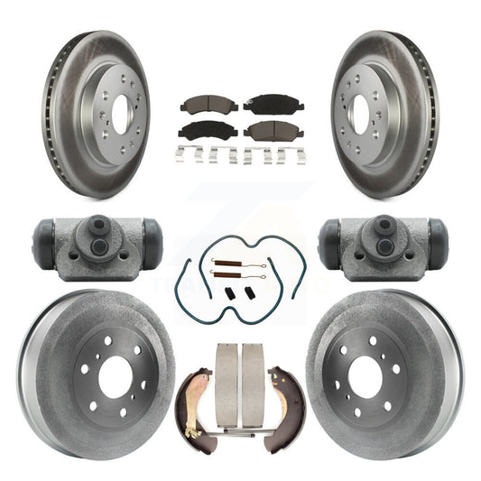 Coated Disc Rotors and Ceramic Brake Pads Kit-KGC-102093 - Kit.bestparts.ca