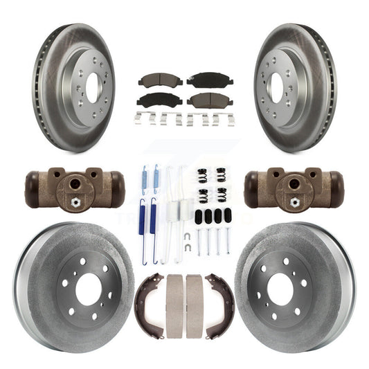 Coated Disc Rotors and Ceramic Brake Pads Kit-KGC-102096 - Kit.bestparts.ca
