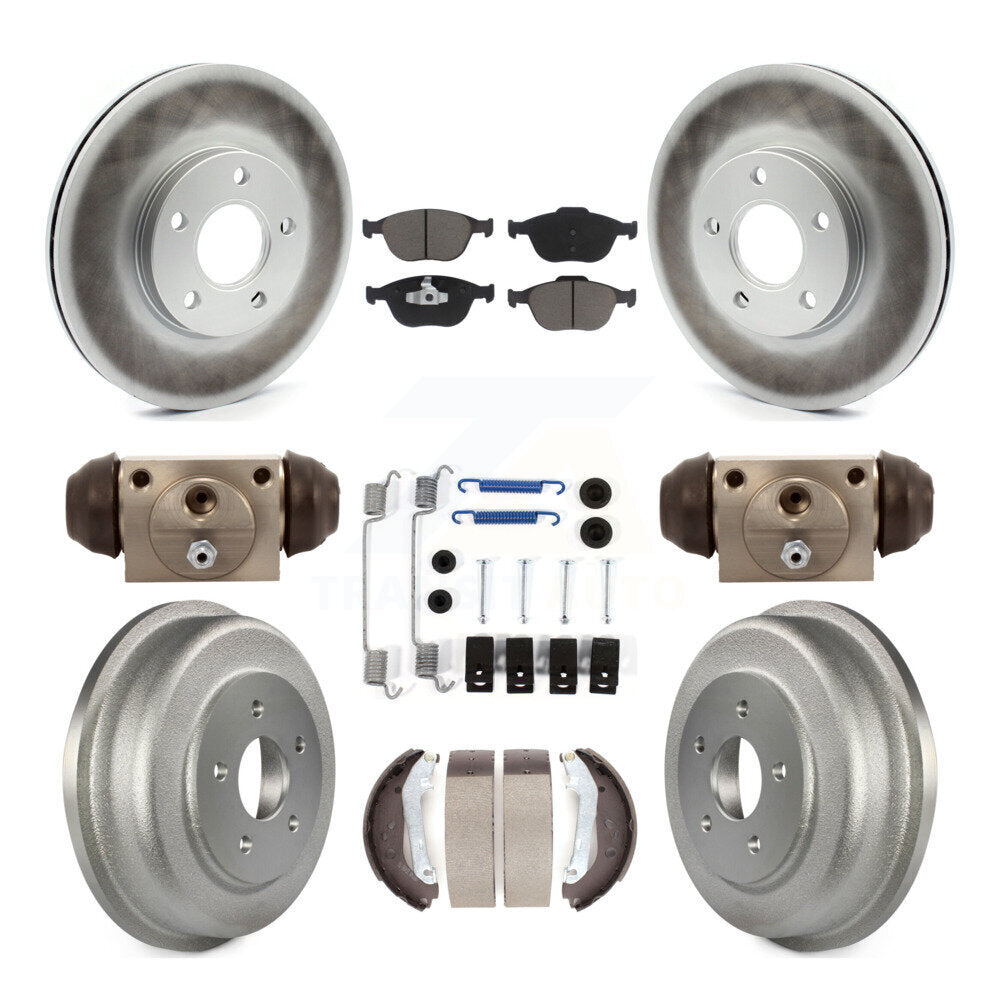 Coated Disc Rotors and Ceramic Brake Pads Kit-KGC-102100 - Kit.bestparts.ca