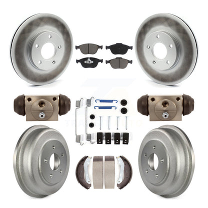 Coated Disc Rotors and Ceramic Brake Pads Kit-KGC-102100 - Kit.bestparts.ca