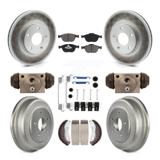 Coated Disc Rotors and Ceramic Brake Pads Kit-KGC-102100 - Kit.bestparts.ca