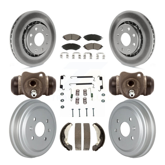 Coated Disc Rotors and Ceramic Brake Pads Kit-KGC-102104 - Kit.bestparts.ca