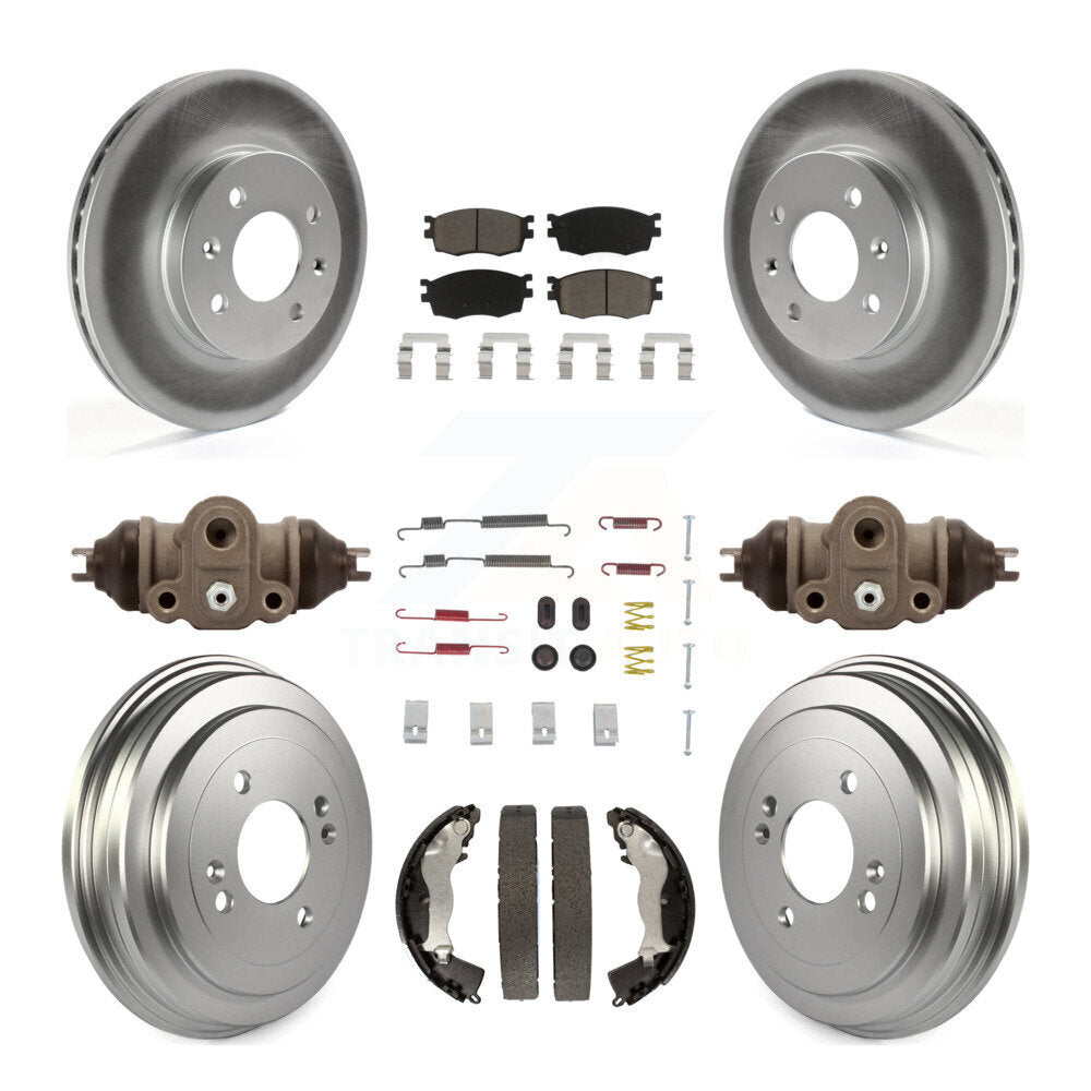 Coated Disc Rotors and Ceramic Brake Pads Kit-KGC-102105 - Kit.bestparts.ca