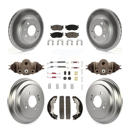 Coated Disc Rotors and Ceramic Brake Pads Kit-KGC-102105 - Kit.bestparts.ca