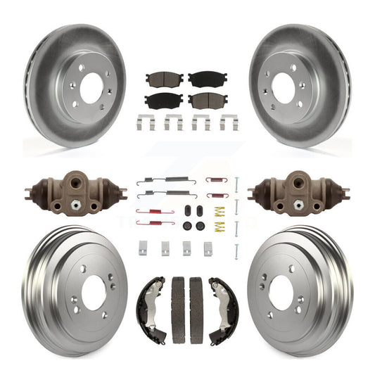 Coated Disc Rotors and Ceramic Brake Pads Kit-KGC-102105 - Kit.bestparts.ca