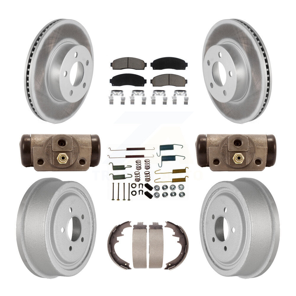 Coated Disc Rotors and Ceramic Brake Pads Kit-KGC-102110 - Kit.bestparts.ca Kit.bestparts.ca