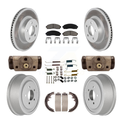 Coated Disc Rotors and Ceramic Brake Pads Kit-KGC-102110 - Kit.bestparts.ca