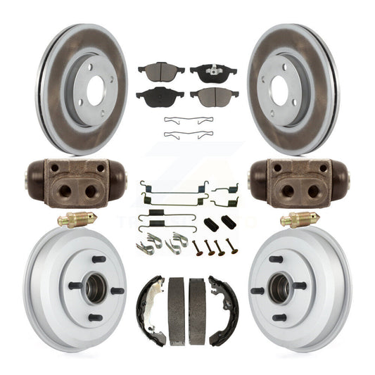 Coated Disc Rotors and Ceramic Brake Pads Kit-KGC-102115 - Kit.bestparts.ca