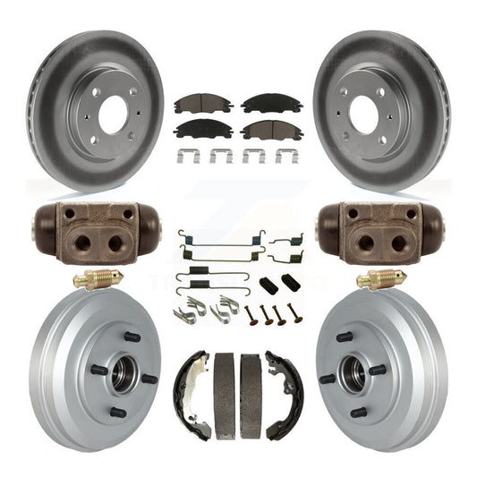 Coated Disc Rotors and Ceramic Brake Pads Kit-KGC-102116 - Kit.bestparts.ca