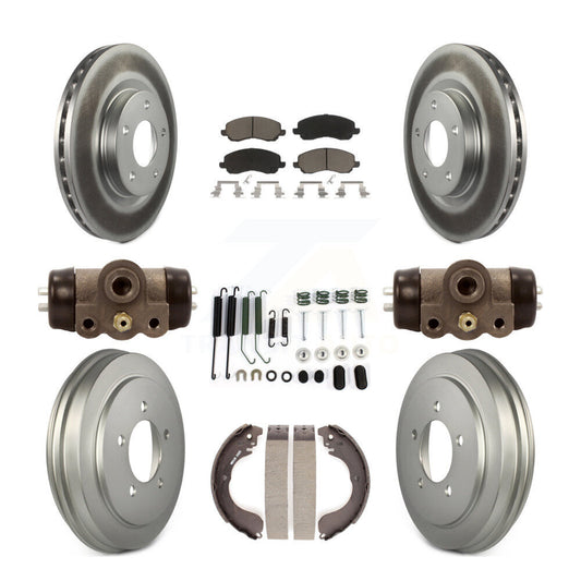Coated Disc Rotors and Ceramic Brake Pads Kit-KGC-102118 - Kit.bestparts.ca