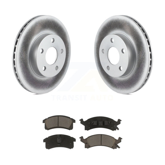 Coated Disc Rotors and Ceramic Brake Pads Kit-KGC-102192 - Kit.bestparts.ca