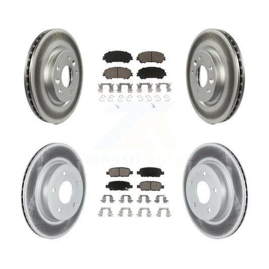 Coated Disc Rotors and Ceramic Brake Pads Kit-KGC-102205 - Kit.bestparts.ca