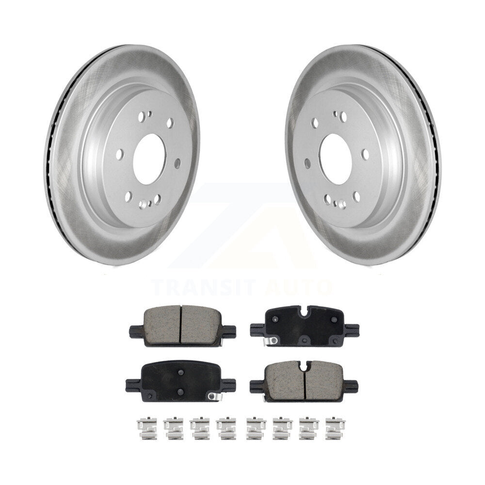 Coated Disc Rotors and Ceramic Brake Pads Kit-KGC-102211 - Kit.bestparts.ca