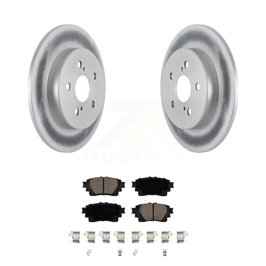 Coated Disc Rotors and Ceramic Brake Pads Kit-KGC-102213 - Kit.bestparts.ca