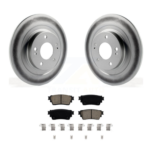 Coated Disc Rotors and Ceramic Brake Pads Kit-KGC-102217 - Kit.bestparts.ca