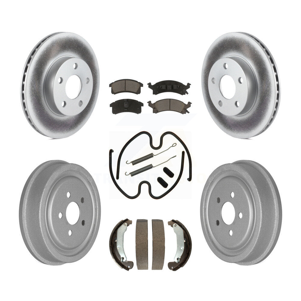 Coated Disc Rotors and Ceramic Brake Pads Kit-KGC-102218 - Kit.bestparts.ca