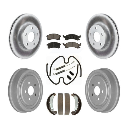 Coated Disc Rotors and Ceramic Brake Pads Kit-KGC-102218 - Kit.bestparts.ca