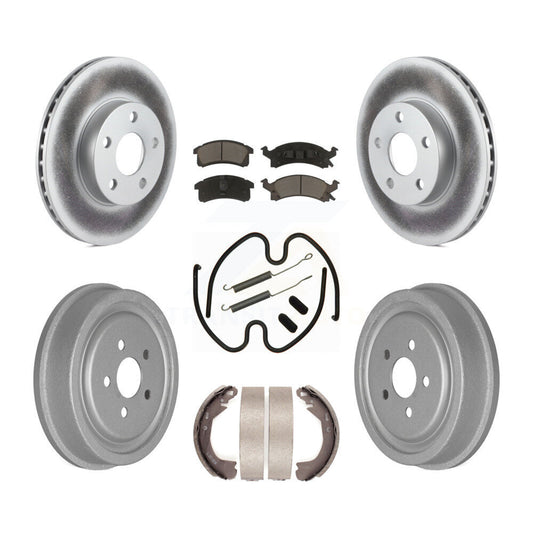 Coated Disc Rotors and Ceramic Brake Pads Kit-KGC-102219 - Kit.bestparts.ca