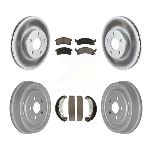 Coated Disc Rotors and Ceramic Brake Pads Kit-KGC-102220 - Kit.bestparts.ca