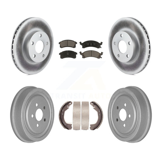 Coated Disc Rotors and Ceramic Brake Pads Kit-KGC-102221 - Kit.bestparts.ca