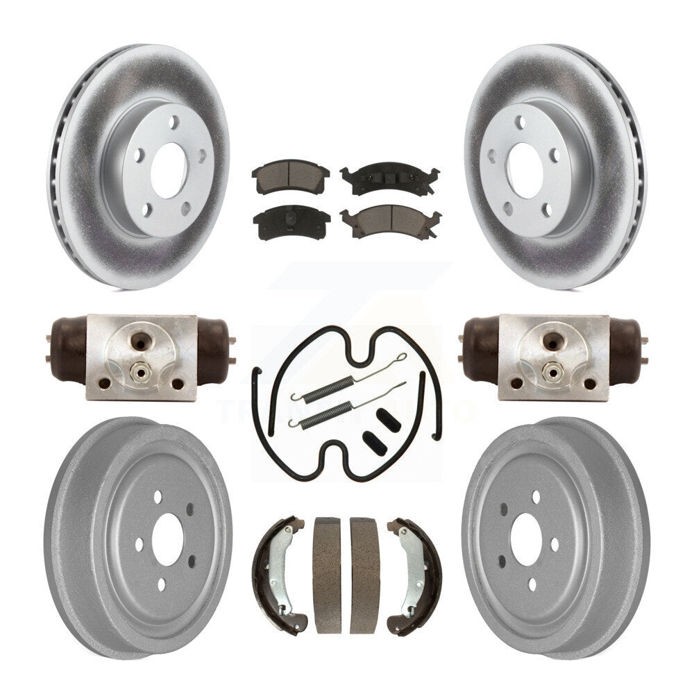 Coated Disc Rotors and Ceramic Brake Pads Kit-KGC-102222 - Kit.bestparts.ca