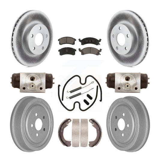 Coated Disc Rotors and Ceramic Brake Pads Kit-KGC-102223 - Kit.bestparts.ca