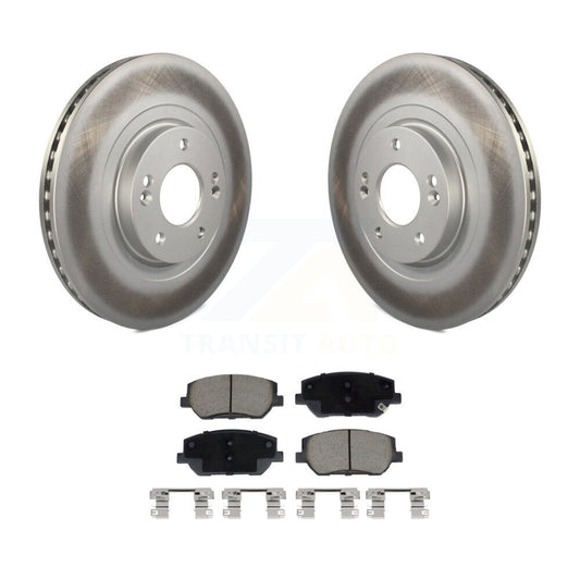 Coated Disc Rotors and Ceramic Brake Pads Kit-KGC-102224 - Kit.bestparts.ca