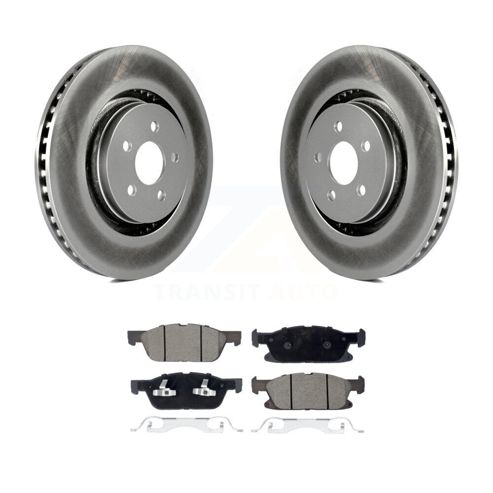 Coated Disc Rotors and Ceramic Brake Pads Kit-KGC-102225 - Kit.bestparts.ca
