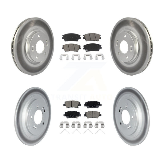 Coated Disc Rotors and Ceramic Brake Pads Kit-KGC-102236 - Kit.bestparts.ca