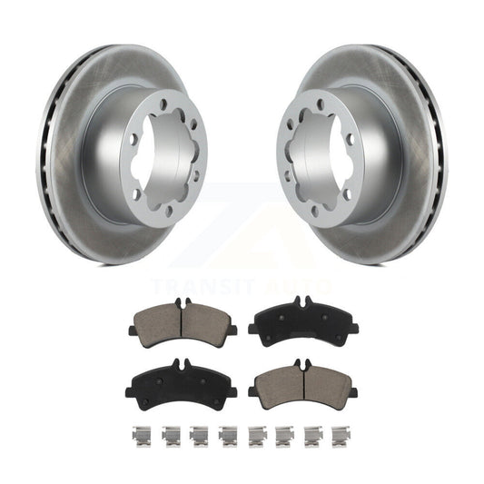 Coated Disc Rotors and Ceramic Brake Pads Kit-KGC-102246 - Kit.bestparts.ca