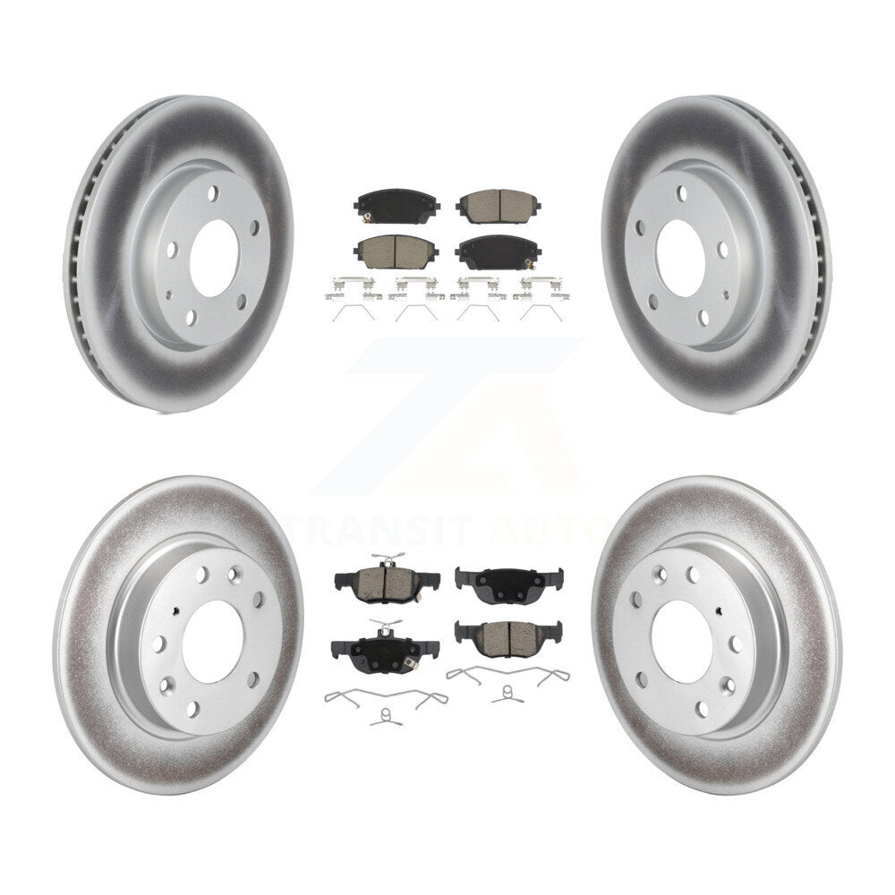Coated Disc Rotors and Ceramic Brake Pads Kit-KGC-102253 - Kit.bestparts.ca Kit.bestparts.ca